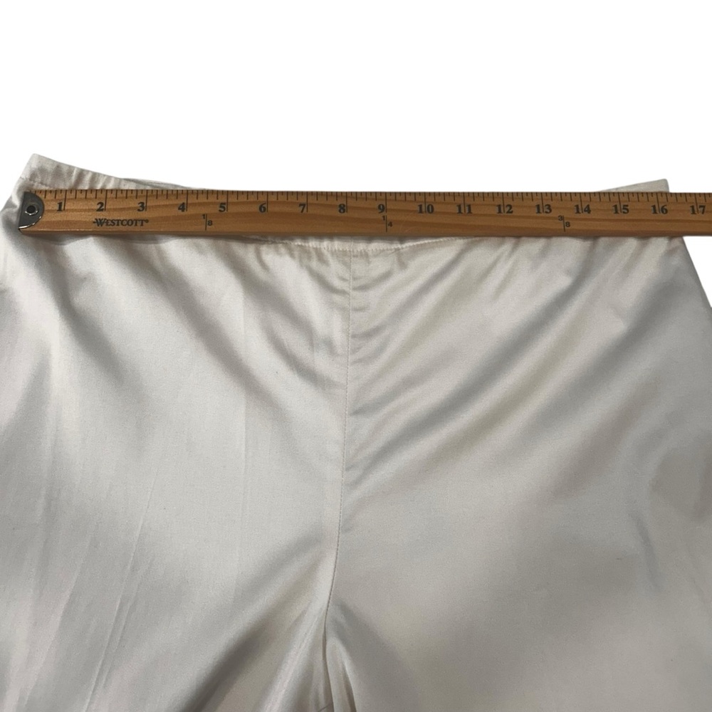 St.John Collection Ivory Pants Women’s 12 NEW Retro Silk Lined High Rise office - Picture 7 of 14